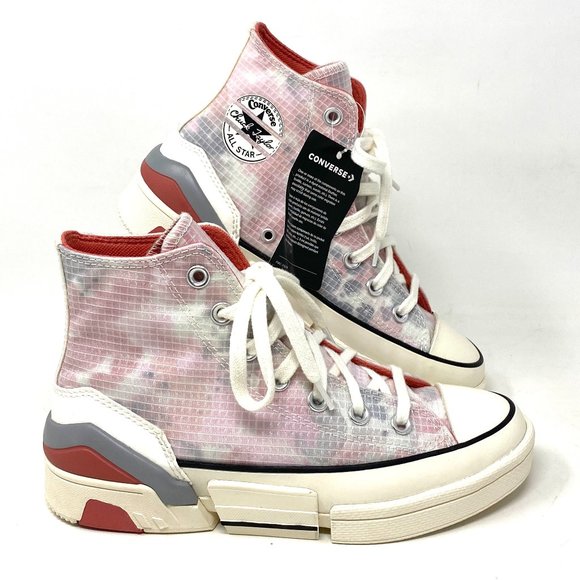 💖MEGA SALE💖Converse All Star CPX70 Hi Washed Floral  Platform Pink Women 57228 - Picture 1 of 9